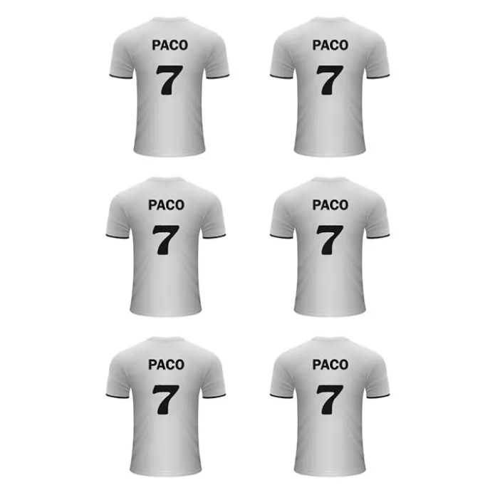 Papel de azúcar - Camiseta fútbol Real Madrid nombre y número 8 cm (6) - Impresión personalizada