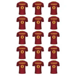 Papel de azúcar - Camiseta fútbol España nombre y número 5 cm (15) - Impresión personalizada