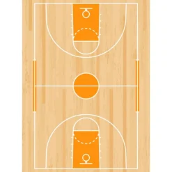 Papel de azúcar Campo de baloncesto A4 - María Lunarillos