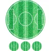 Papel de azúcar campo de fútbol 20 cm - María Lunarillos