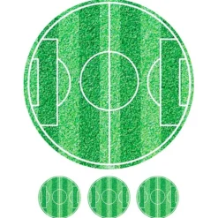 Papel de azúcar campo de fútbol 20 cm - María Lunarillos