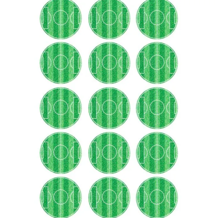 Papel de azúcar Campo de Fútbol 5 cm (15) - María Lunarillos