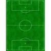 Papel de azúcar Campo de fútbol - María Lunarillos
