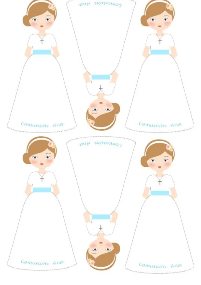 Papel de azúcar - Carlota Comunión - Impresión personalizada