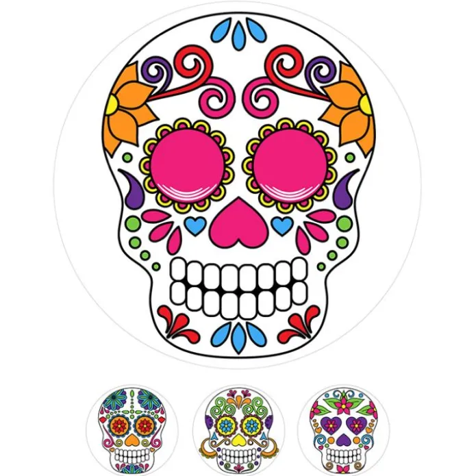 Papel de azúcar Catrinas Halloween 20 cm - María Lunarillos