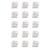 Papel de azúcar corazones Feliz día de la Madre 5 cm (15) - María Lunarillos