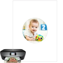 Papel de azúcar - Círculo de 12 cm - Impresión comestible personalizada