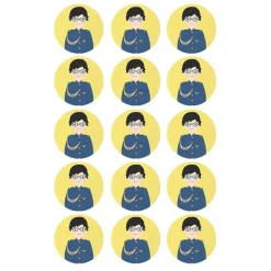 Papel de azúcar - Círculos de 5 cm (15) Carlitos Comunión - Impresión comestible personalizada