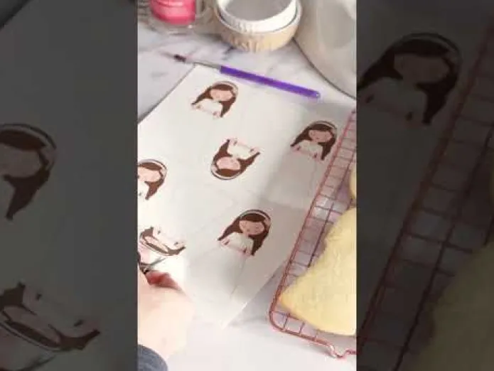 Papel de azúcar - Círculos de 5 cm (15) Paloma Comunión - Impresión comestible personalizada