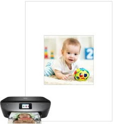 Papel de azúcar - Cuadrado de 12 cm - Impresión personalizada
