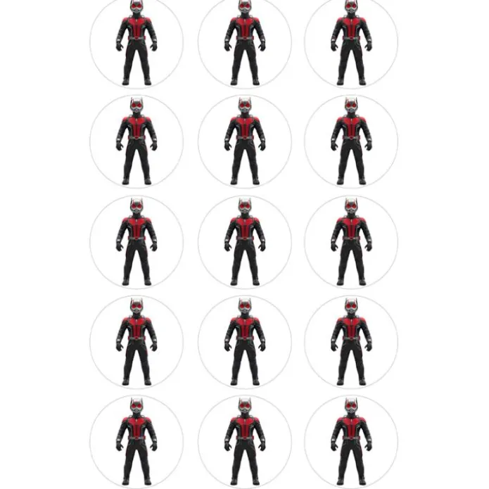 Papel de azúcar de Ant-Man (Marvel) - 5 cm (15) - María Lunarillos
