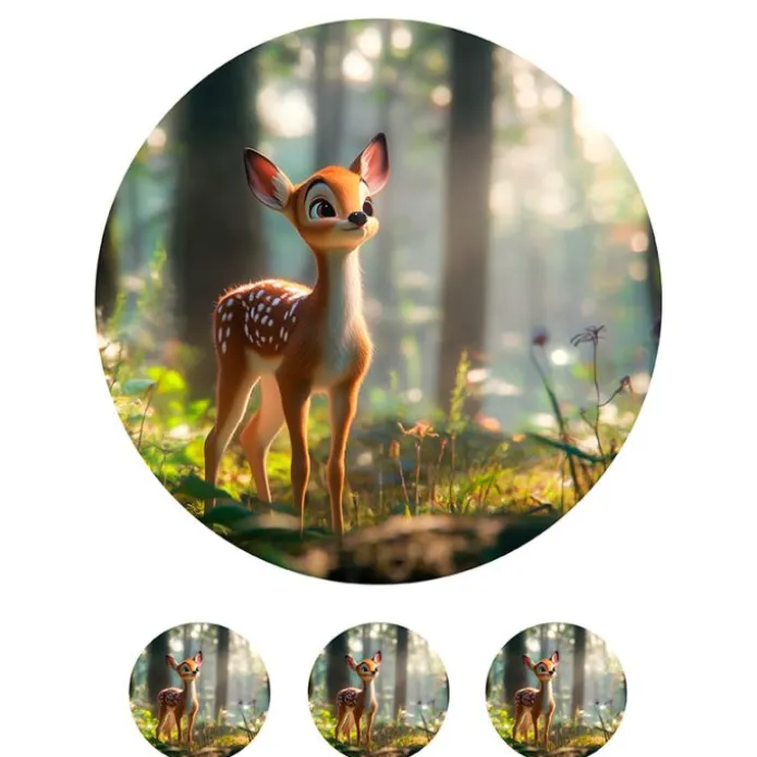 Papel de azúcar de Bambi- 20 cm - María Lunarillos