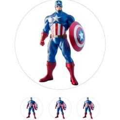 Papel de azúcar de Capitán América Avengers (Marvel)- 20 cm - María Lunarillos
