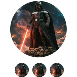 Papel de azúcar de Darth Vader - 20 cm - María Lunarillos