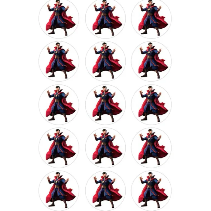 Papel de azúcar de Doctor Strange (Marvel) - 5 cm (15) - María Lunarillos