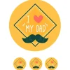 Papel de azúcar de I love "My Dad" - 20 cm - María Lunarillos