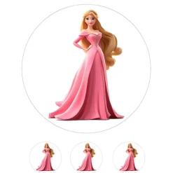 Papel de azúcar de la Princesa Aurora - 20 cm - María Lunarillos