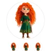 Papel de azúcar de la Princesa Mérida - 20 cm - María Lunarillos