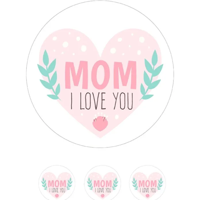 Papel de azúcar de Mom I Love You - 20 cm - María Lunarillos