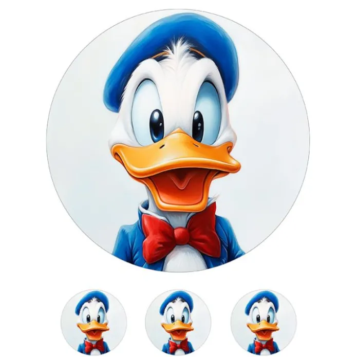 Papel de azúcar de Pato Donald- 20 cm - María Lunarillos