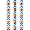 Papel de azúcar de Pato Donald - 5 cm (15) - María Lunarillos
