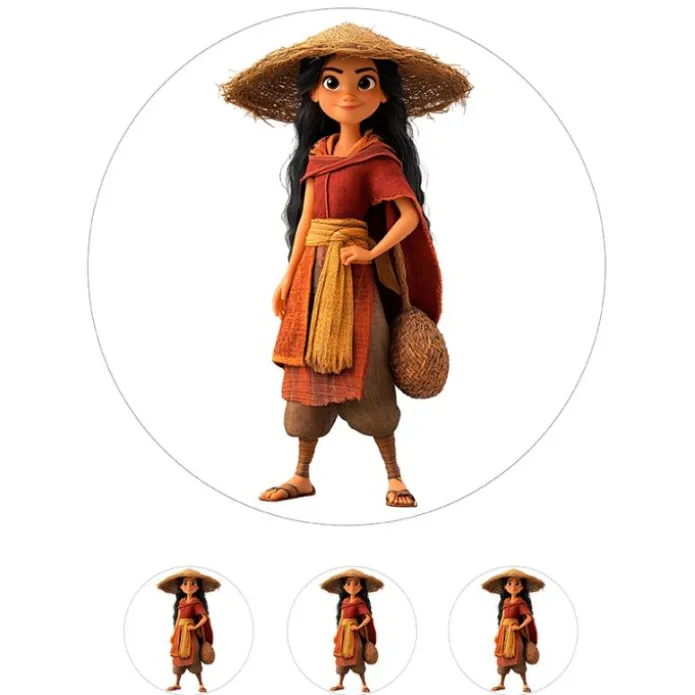 Papel de azúcar de Raya - 20 cm - María Lunarillos