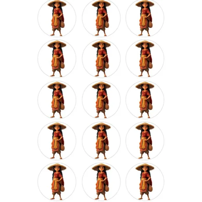 Papel de azúcar de Raya - 5 cm (15) - María Lunarillos