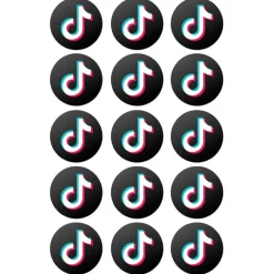 Papel de azúcar de TikTok - 5 cm (15) - María Lunarillos