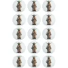 Papel de azúcar de Yoda 2 - 5 cm (15) - María Lunarillos