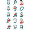 Papel de azúcar Doraemon y Nobita - 5 cm (15) - María Lunarillos