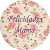 Papel de azúcar Felicidades Mamá - María Lunarillos