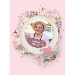 Papel de azúcar - Foto y Rótulo Diseño 3 A4 - Impresión personalizada