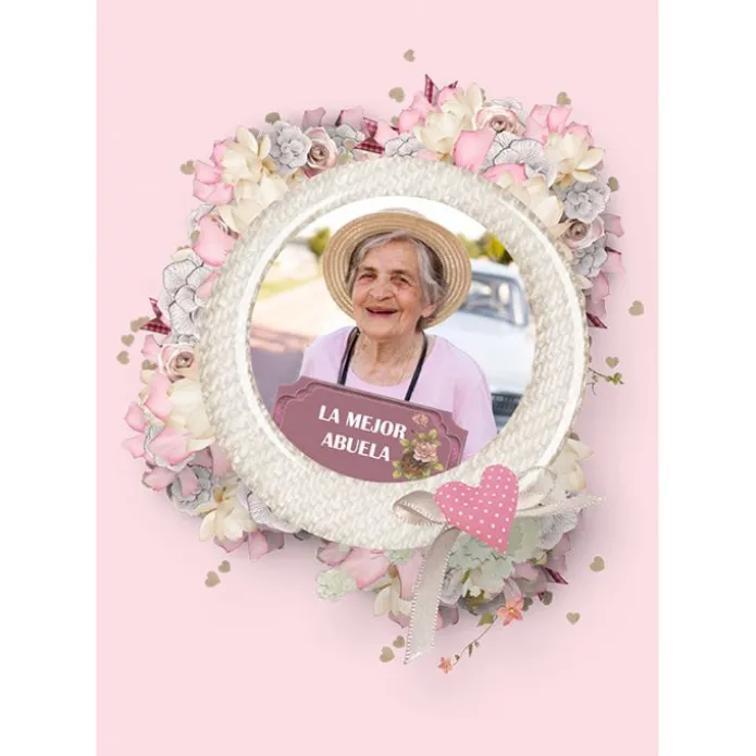 Papel de azúcar - Foto y Rótulo Diseño 3 A4 - Impresión personalizada