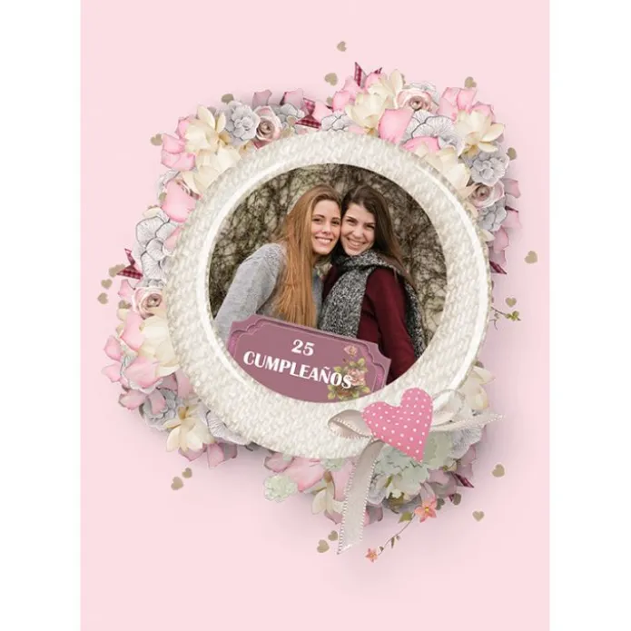 Papel de azúcar - Foto y Rótulo Diseño 3 A4 - Impresión personalizada