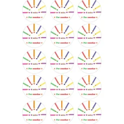 Papel de azúcar Gracias por enseñar - 5 cm (15) - María Lunarillos
