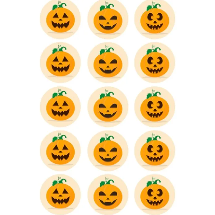 Papel de azúcar Halloween Calabazas nº 45 - María Lunarillos