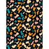 Papel de azúcar Leopardo de colores A4 - María Lunarillos