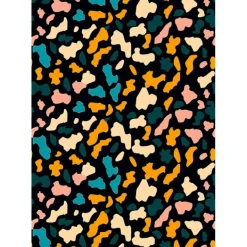 Papel de azúcar Leopardo de colores A4 - María Lunarillos