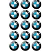 Papel de azúcar Logotipo BMW 5 cm (15) - María Lunarillos