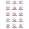 Papel de azúcar Logotipo Toyota 5 cm (15) - María Lunarillos