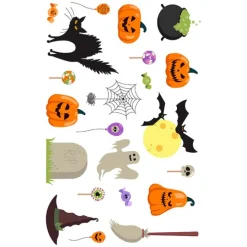 Papel de azúcar Mix Halloween 1 (A4) - María Lunarillos