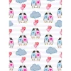 Papel de azúcar Pingüinos enamorados (A4) - María Lunarillos