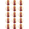 Papel de azúcar Rapunzel - 5 cm (15) - María Lunarillos