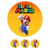 Papel de azúcar Super Mario Bros 20 cm - María Lunarillos