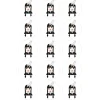 Papel de azúcar Wednesday Addams o Miércoles Addams 5 cm (15) - María Lunarillos