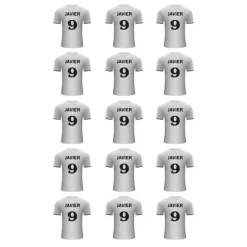 Papel de oblea - Camiseta fútbol Real Madrid nombre y número 5 cm (15) - Impresión personalizada