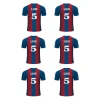Papel de oblea - Camiseta fútbol Barcelona nombre y número 8 cm (6) - Impresión personalizada