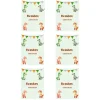 Papel de oblea con nombre y fecha personalizada - Dinosaurios 6 x 8 cm (6)