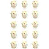 Papel de oblea - 15 círculos iguales de 5 cm Nombres y rótulo Animalitos - Impresión personalizada