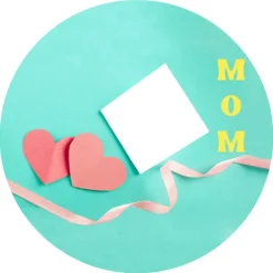 Papel de oblea - Día de la Madre con foto personalizada 20 cm - Impresión personalizada